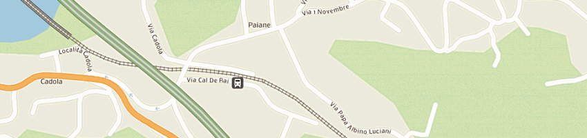 Mappa della impresa de pra' fratelli (spa) a PONTE NELLE ALPI
