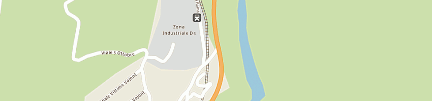 Mappa della impresa faganello daniele e c snc a LONGARONE