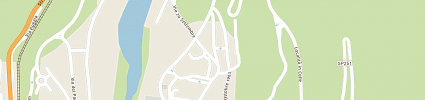 Mappa della impresa bar - ristorante dolomiti  di dai pra' giuseppe mauro a CASTELLAVAZZO