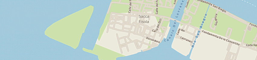 Mappa della impresa la cantinetta sas di menin christian a VENEZIA