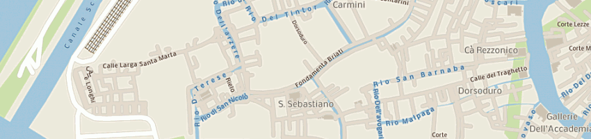 Mappa della impresa turrina simone a VENEZIA
