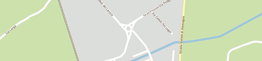 Mappa della impresa da ros giuseppe e c - snc a VITTORIO VENETO