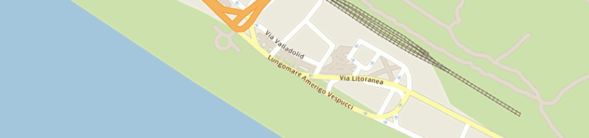 Mappa della impresa guerrino beach srl a ROMA