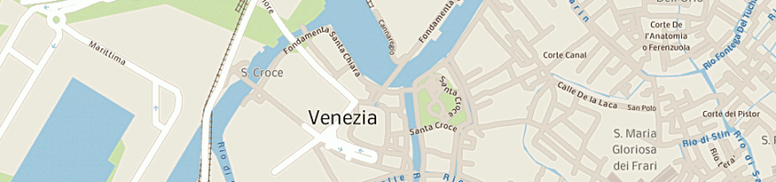 Mappa della impresa peter pan a VENEZIA