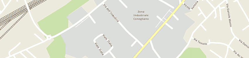 Mappa della impresa ciotti compensati srl a CONEGLIANO