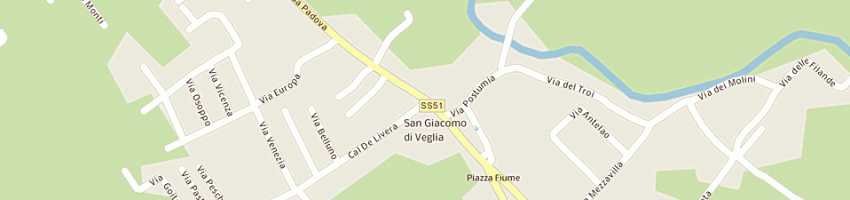 Mappa della impresa la san giuseppe spa a VITTORIO VENETO