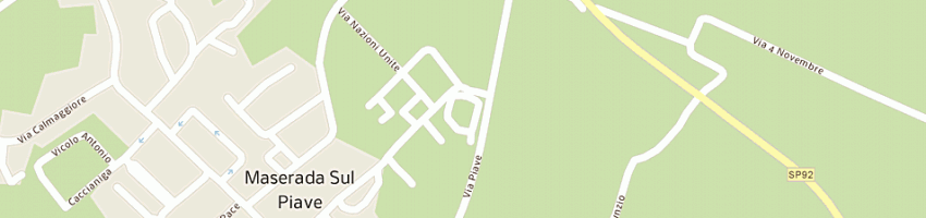 Mappa della impresa supermercati scomparin di scomparin federico ec sas a MASERADA SUL PIAVE