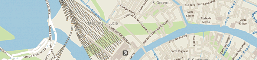 Mappa della impresa regione del veneto a VENEZIA