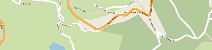 Mappa della impresa divi emme di meneghini francesco a VALLE DI CADORE