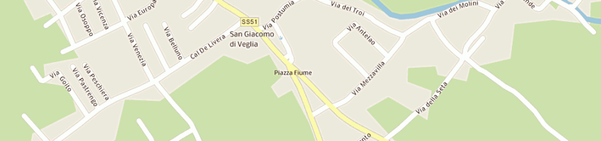 Mappa della impresa officine s giacomo (srl) a VITTORIO VENETO