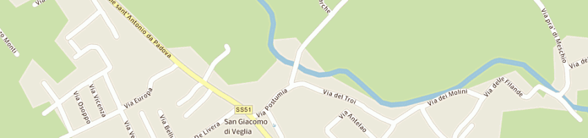 Mappa della impresa altoe' carlo a VITTORIO VENETO