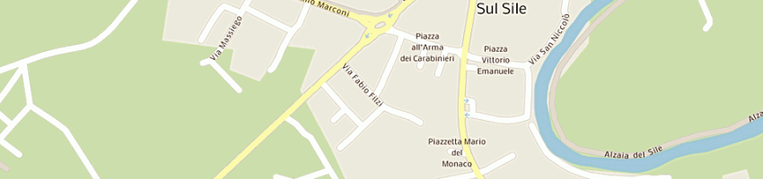Mappa della impresa continetto marcello a CASALE SUL SILE