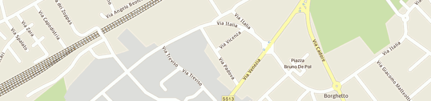 Mappa della impresa zaia sas di zaia ivano e c a SAN VENDEMIANO