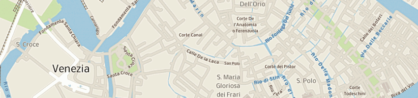 Mappa della impresa ministero dell'ambiente a VENEZIA