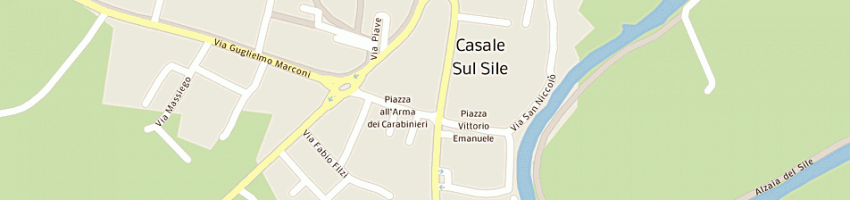 Mappa della impresa neon casale di gobbo franco e c snc a CASALE SUL SILE