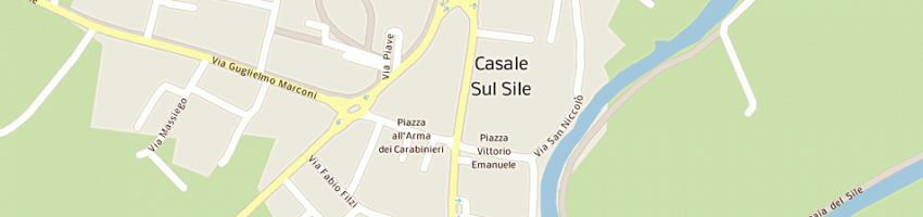 Mappa della impresa biondo a CASALE SUL SILE
