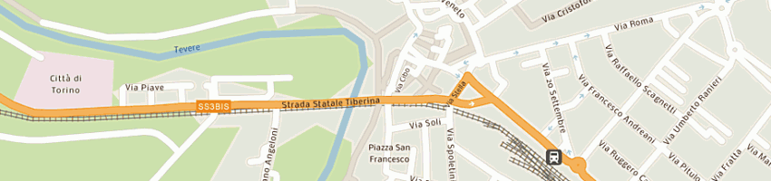 Mappa della impresa milano jeans a UMBERTIDE