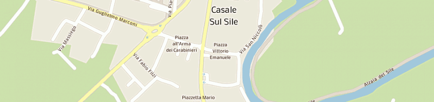 Mappa della impresa ges comm srl a CASALE SUL SILE