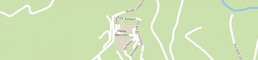 Mappa della impresa unita' sanitaria locale alto tevere umbro a MONTONE
