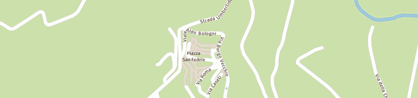 Mappa della impresa municipio di montone a MONTONE