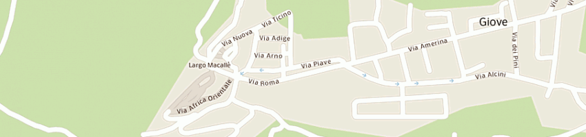 Mappa della impresa giulivi paolo a TERNI