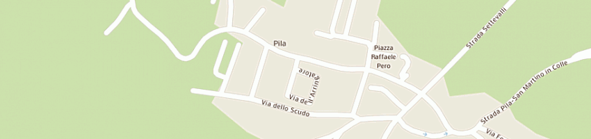 Mappa della impresa maglificio mp a PERUGIA