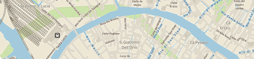 Mappa della impresa istituto professionale di stato per i servizi commerciali e turistici a VENEZIA