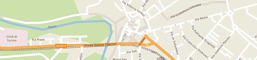 Mappa della impresa ottica nuti viviana a UMBERTIDE