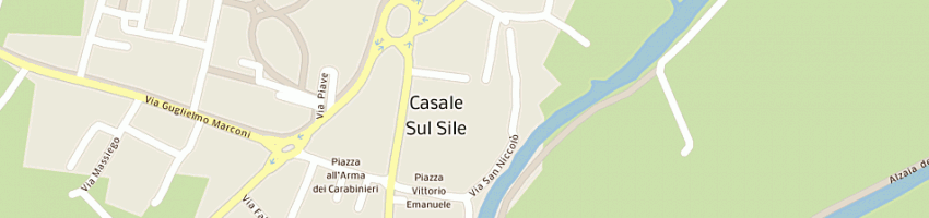 Mappa della impresa rizzato giuseppe a CASALE SUL SILE