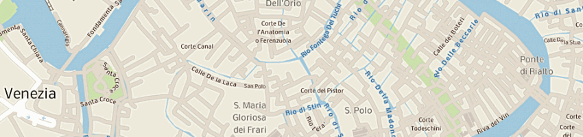 Mappa della impresa meeting point a VENEZIA