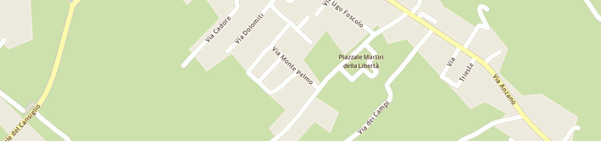Mappa della impresa perin ercole a CAPPELLA MAGGIORE