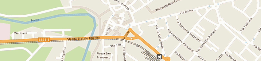 Mappa della impresa casa del fiore sas a UMBERTIDE