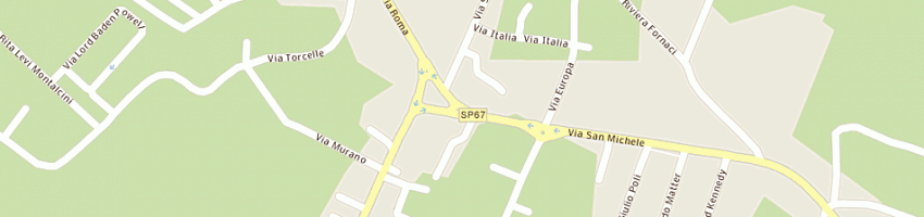 Mappa della impresa distributore erg di rebuf m-papesso ge c sas a CASALE SUL SILE