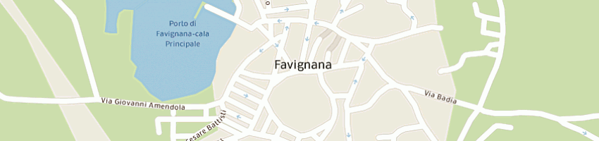 Mappa della impresa miceli a FAVIGNANA
