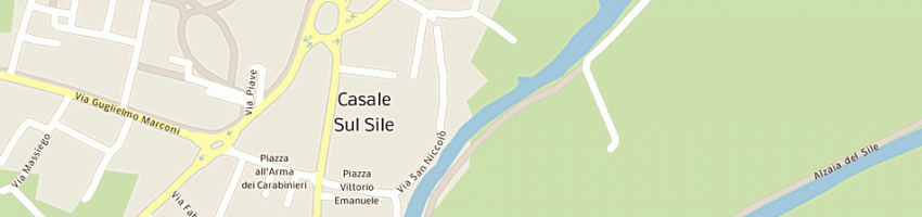 Mappa della impresa imac arreda srl a CASALE SUL SILE