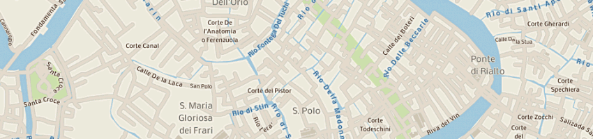 Mappa della impresa scuole pubbliche isttec turismo andrea gritti a VENEZIA