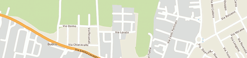 Mappa della impresa vitroplant italia srl - societa'agricola a CESENA