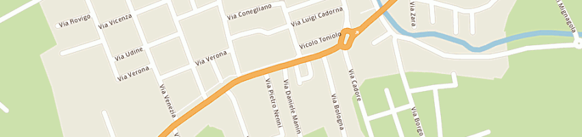 Mappa della impresa olmicornici di marchioni tiziano a SAN BIAGIO DI CALLALTA
