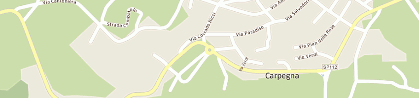Mappa della impresa erre pi di rosati pierluigi a CARPEGNA