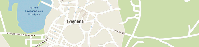 Mappa della impresa guardia di finanza a FAVIGNANA