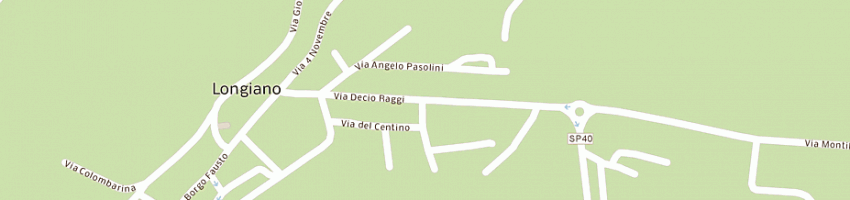 Mappa della impresa centro d'accoglienza giovanile a LONGIANO