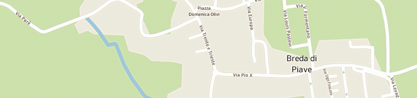 Mappa della impresa farmacia bruscagnin dr agostino a BREDA DI PIAVE