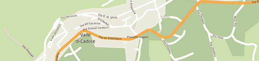 Mappa della impresa dynamic-line di bianchi oreste e soravia sandra snc a VALLE DI CADORE