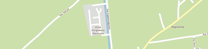 Mappa della impresa magnani marinella sas a CESENA