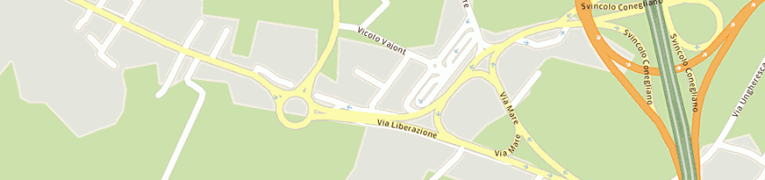 Mappa della impresa auto caselli srl a SAN VENDEMIANO