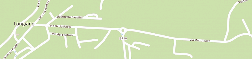 Mappa della impresa menghi liviana a LONGIANO