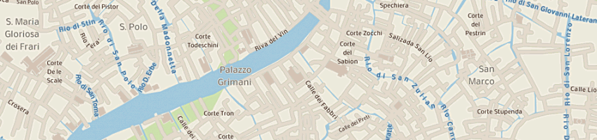 Mappa della impresa universita' della terza eta' del centro storico a VENEZIA