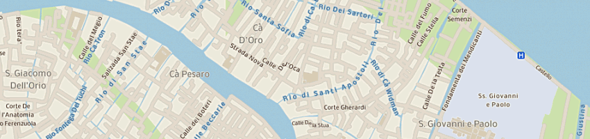 Mappa della impresa gallerie accademia scarl a VENEZIA