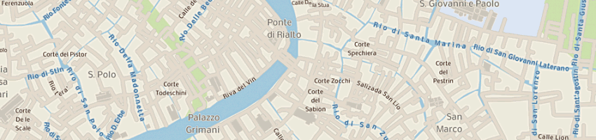 Mappa della impresa consorzio le botteghe della solidarieta' a VENEZIA