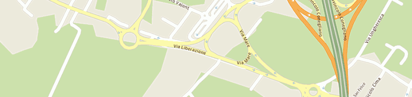 Mappa della impresa d piu' discount - dial srl a SAN VENDEMIANO